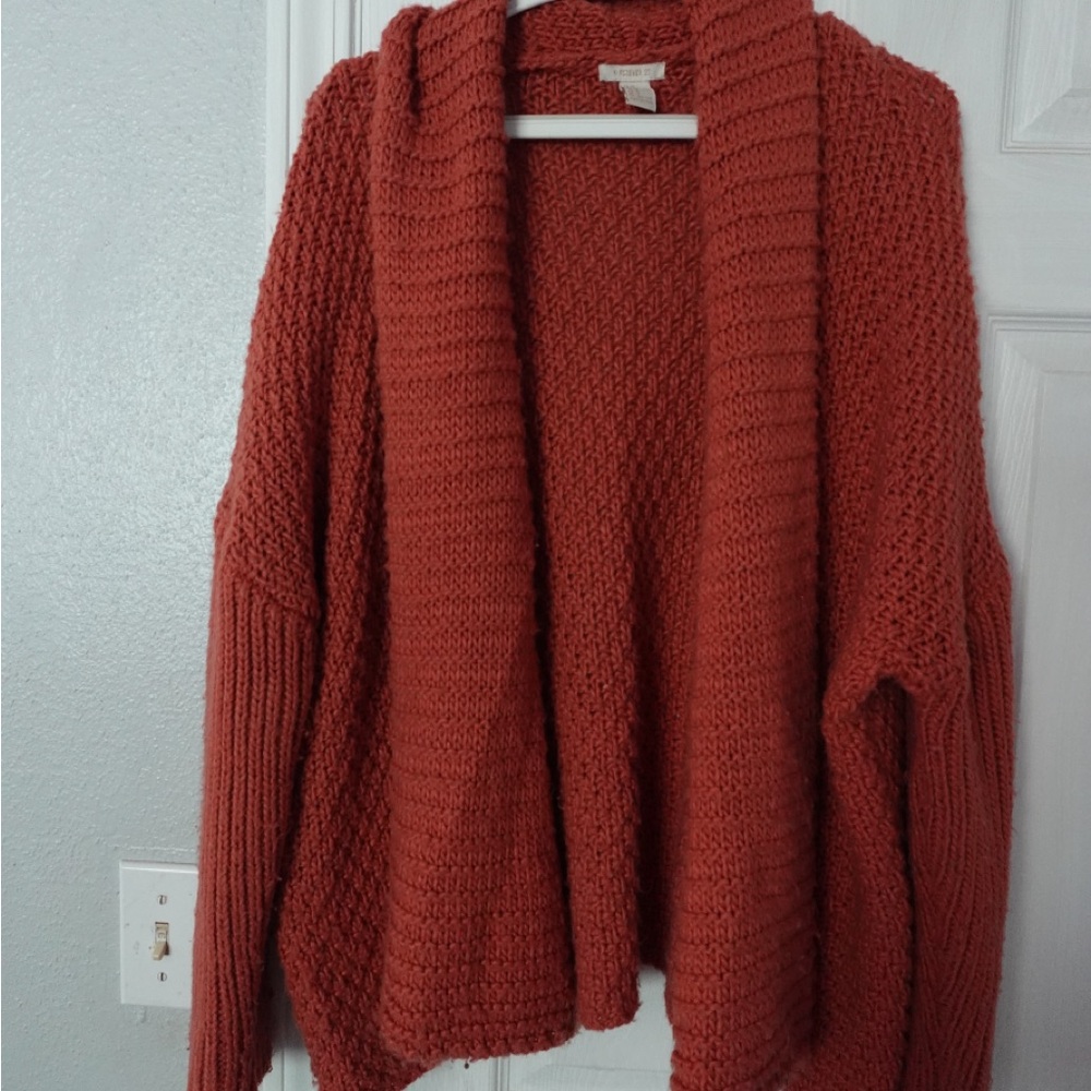 Forever 21 Women's Cardigan in Rust